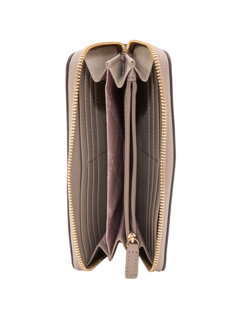 CALIWEN Große Geldbörse mit Rundum-Reißverschluss Wüstentaupe - Brieftaschen Damen