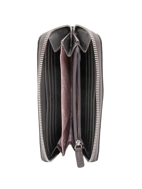 CALIWEN Große Geldbörse mit Rundum-Reißverschluss Anthrazit met. - Brieftaschen Damen