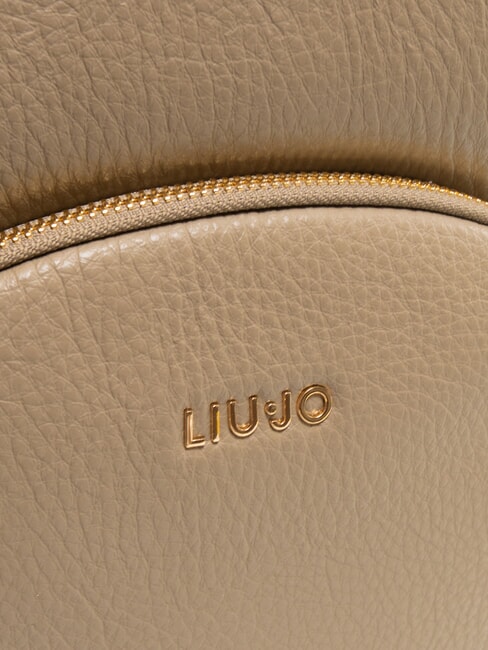 MANHATTAN Mittelgroßer runder Rucksack mit Tasche Wüstentaupe - Damentaschen