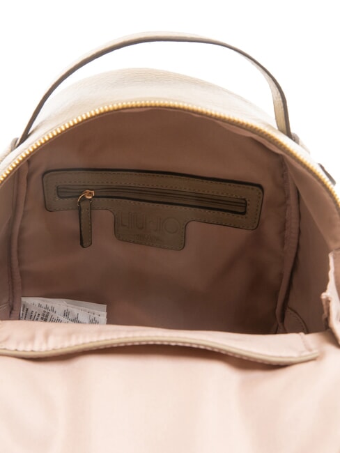 MANHATTAN Mittelgroßer runder Rucksack mit Tasche Wüstentaupe - Damentaschen