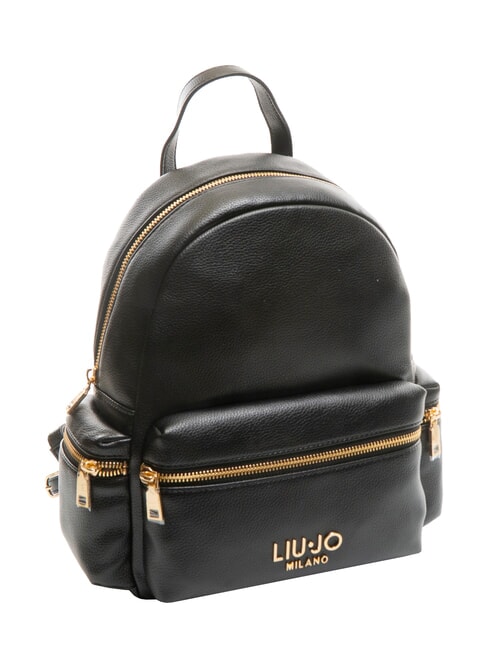 EVRIM Mittlerer Rucksack mit Taschen SCHWARZ - Damentaschen