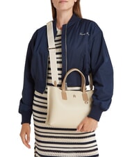 TOMMY HILFIGER TH DISTINCT Handtasche, mit Schultergurt klassisches beige - Damentaschen - 4