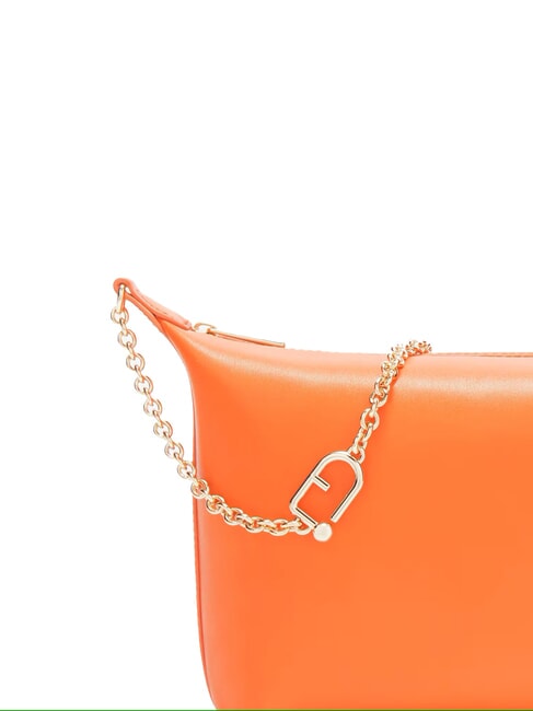 NUVOLA Mini-Schultertasche aus Leder Paprika - Damentaschen