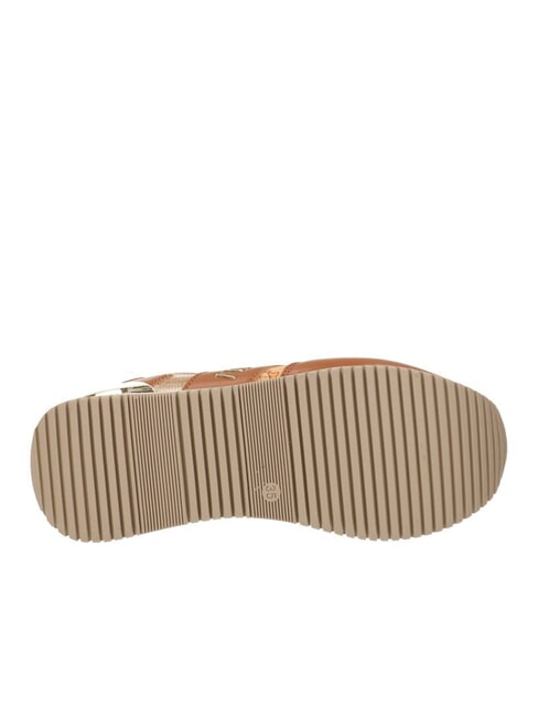 GEO JR Plateau-Sneaker mit seitlichem Logo Leder / Geobeige - Damenschuhe