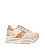 ALVIERO MARTINI PRIMA CLASSE GEO JR Plateau-Sneaker Sand/Geo-Beige - Damenschuhe - 2