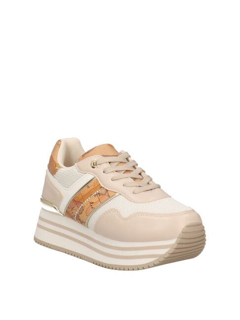 GEO JR Plateau-Sneaker Sand/Geo-Beige - Damenschuhe