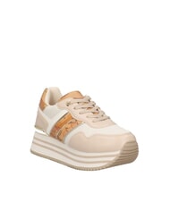 ALVIERO MARTINI PRIMA CLASSE GEO JR Plateau-Sneaker Sand/Geo-Beige - Damenschuhe - 3