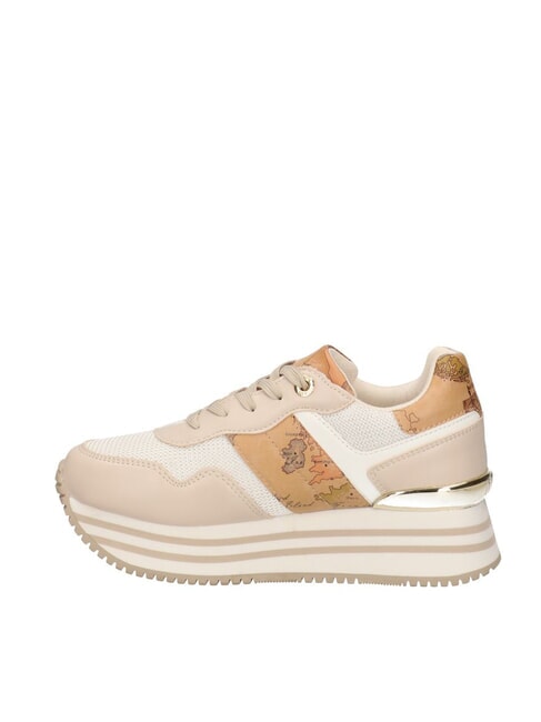 GEO JR Plateau-Sneaker Sand/Geo-Beige - Damenschuhe