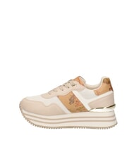 ALVIERO MARTINI PRIMA CLASSE GEO JR Plateau-Sneaker Sand/Geo-Beige - Damenschuhe - 4