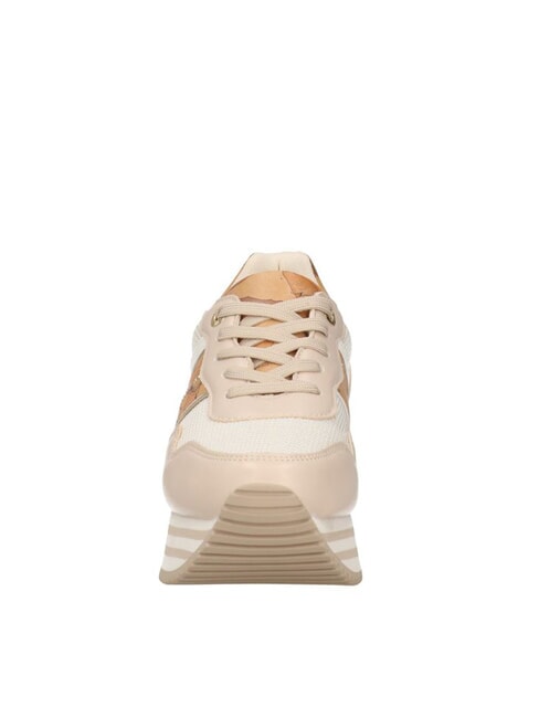 GEO JR Plateau-Sneaker Sand/Geo-Beige - Damenschuhe