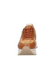 ALVIERO MARTINI PRIMA CLASSE GEO JR Plateau-Sneaker mit seitlichem Logo Leder / Geobeige - Damenschuhe - 5