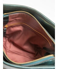 COCCINELLE CAMPIONARIO - BOHEME PEPITA Mini-Tasche aus Metallic-Leder Gr&uuml;nkohlgr&uuml;n - Damentaschen - 3