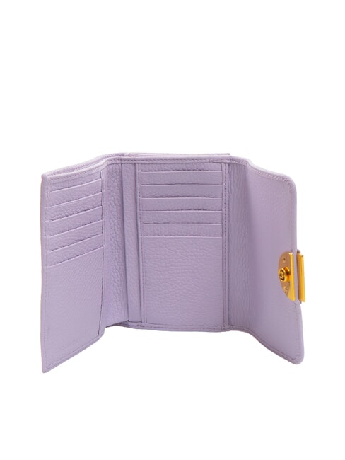 CAMPIONARIO - TALEA Mittelgro&szlig;e Brieftasche aus geh&auml;mmertem Leder lav./lav. - Brieftaschen Damen