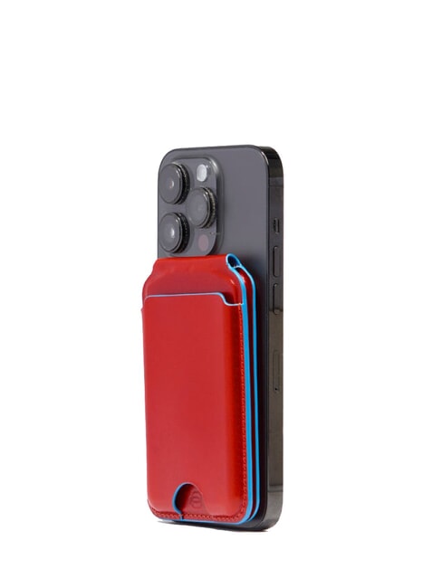 BLUE SQUARE MagSafe-Kartenhalter mit Tracker ROT - Brieftaschen Herren