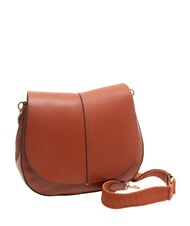 GIANNI CHIARINI HELENA ROUND Kleine Umhängetasche aus Leder ziegelrot - Damentaschen - 2