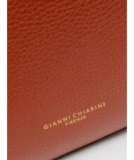 GIANNI CHIARINI HELENA ROUND Kleine Umhängetasche aus Leder ziegelrot - Damentaschen - 5