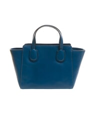 THE BRIDGE ELETTRA Lederhandtasche mit Schultergurt kurze Jeans Gold - Damentaschen - 4