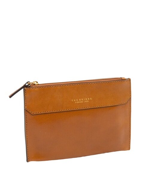DANTE  Leder Necessaire Cognac / Gold - Etuitaschen &amp; Necessaire