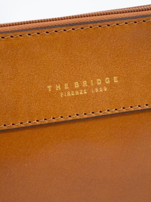 DANTE  Leder Necessaire Cognac / Gold - Etuitaschen &amp; Necessaire