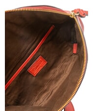 THE BRIDGE MARGHERITA  Gürteltasche aus Leder Johannisbeere / Gold - Damentaschen - 5