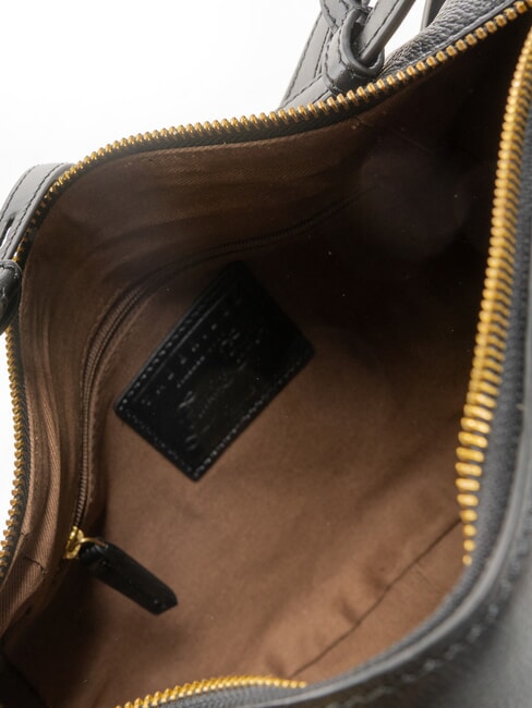 DOMITILLA  Umhängetasche, Leder Schwarzes Gold - Damentaschen