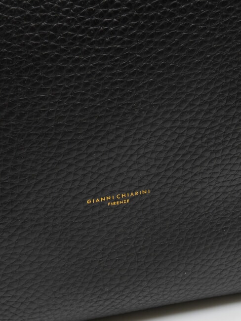 BLOOM Schulter-Shopper aus Leder Schwarz - Damentaschen