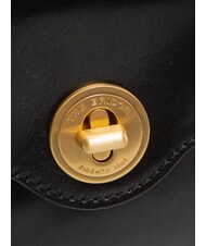 THE BRIDGE IRENE  Mini-Umhängetasche aus Leder Schwarzes Gold - Damentaschen - 3