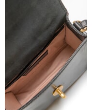 THE BRIDGE IRENE  Mini-Umhängetasche aus Leder Schwarzes Gold - Damentaschen - 5