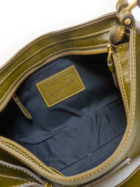 GIORGIA Umhängetasche aus Leder Thymian abb gold - Damentaschen