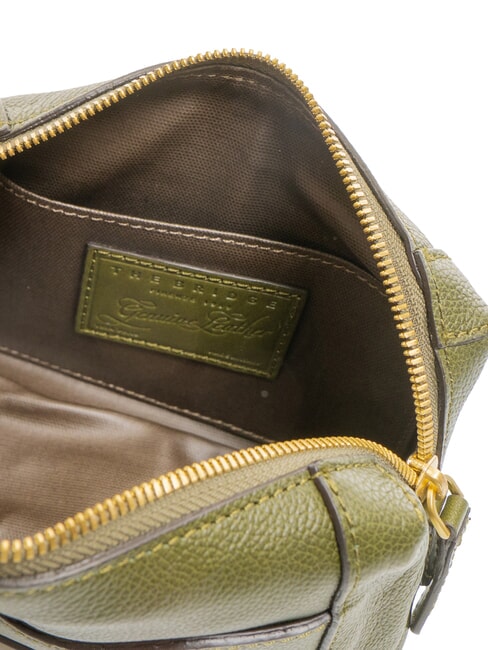 GEMMA  Kosmetiktasche aus Leder Thymian abb gold - Beauty-Case