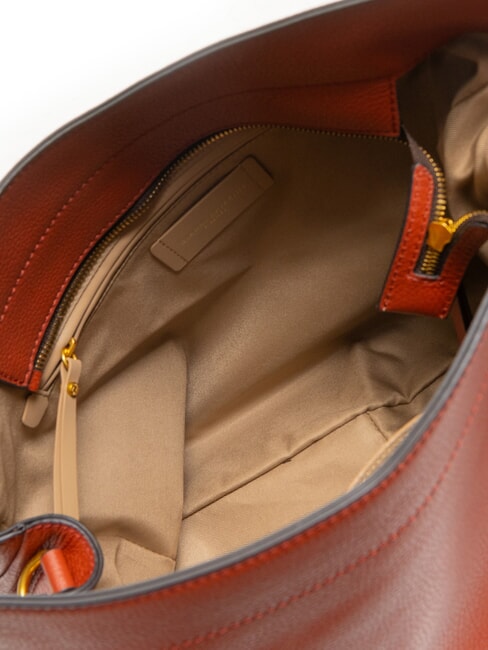 OTTAVIA Umhängetasche, Leder ziegelrot - Damentaschen