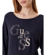 GUESS KASSIDY Logo-Pullover jetbla - Damenpullover - 4