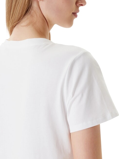 FLOWER BLING T-Shirt mit Druck und Applikation purweiß - T-Shirts und Tops für Damen