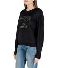 GUESS LEIGHTON LOGO Pullover mit Rundhalsausschnitt jetbla - Damenpullover - 3