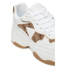GUESS HAPYY4  Turnschuhe Beige / Braun - Damenschuhe - 3