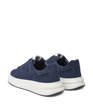 GUESS ELBA  Leder-Sneakers Blau - Herrenschuhe - 3