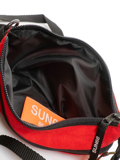 NYLON Nylontasche mit Tasche Feuerrot - Umhängetaschen Herren