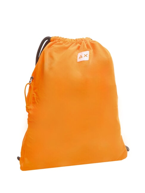 NYLON Rucksack mit Kordelzug fluoreszierendes Orange - Rucksäcke für Schule &amp; Freizeit
