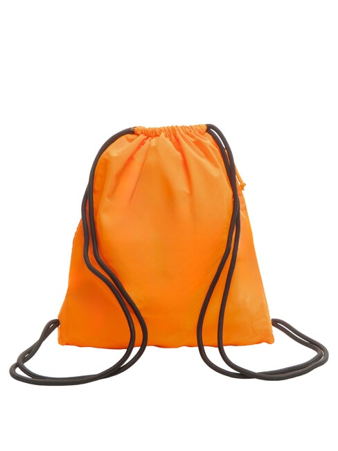 NYLON Rucksack mit Kordelzug fluoreszierendes Orange - Rucksäcke für Schule &amp; Freizeit