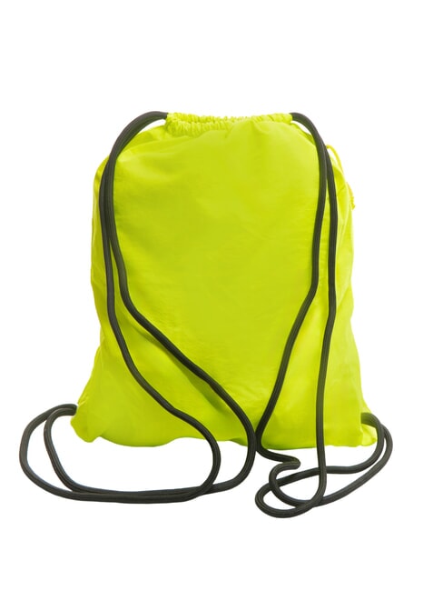 NYLON Rucksack mit Kordelzug fluoreszierendes Gelb - Rucksäcke für Schule &amp; Freizeit