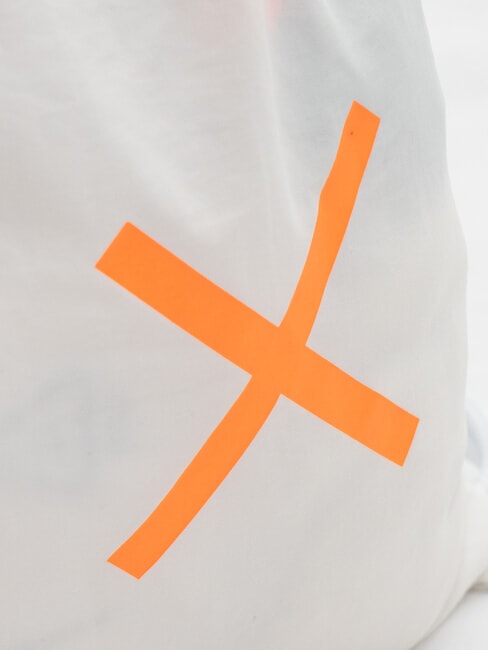 SHOE BAG Schuhbeutel weiß/fluoreszierendes orange - Reisezubehör