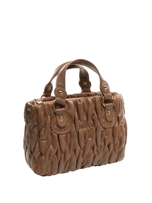 AIDE Kleine gesteppte Tragetasche Wildleder- - Damentaschen