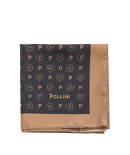 POLLINI FLOWERS TWILL Bedruckter Schal schwarze Blumen - Schals - 3