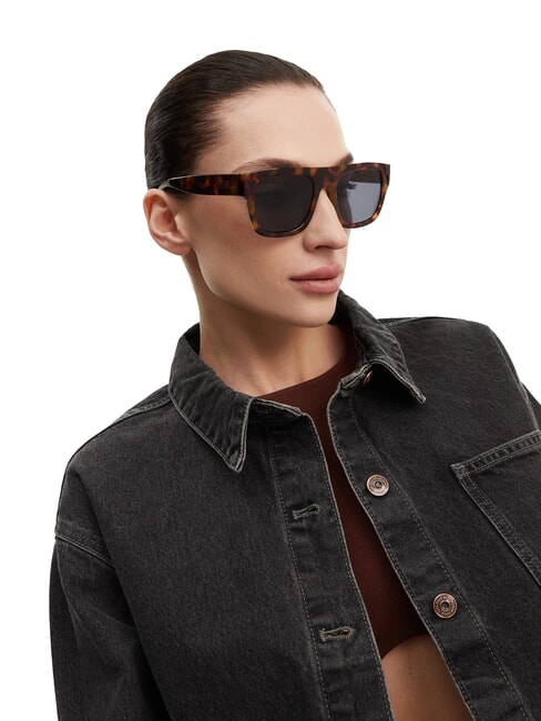 SQUARED OFF SHADES Sonnenbrille Gepardenschildkröte - Damenbrillen