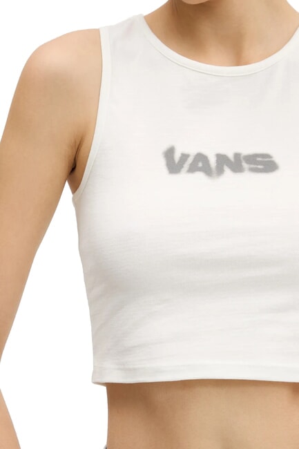 BLUR Crop-Top mit Logo-Print Mäusespeck - T-Shirts und Tops für Damen