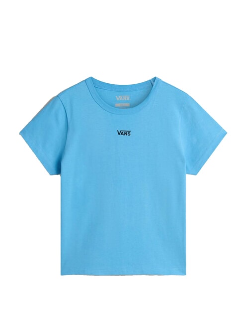 BASIC MINI Kurzärmliges Baumwoll-T-Shirt Erbe blau - T-Shirts und Tops für Damen