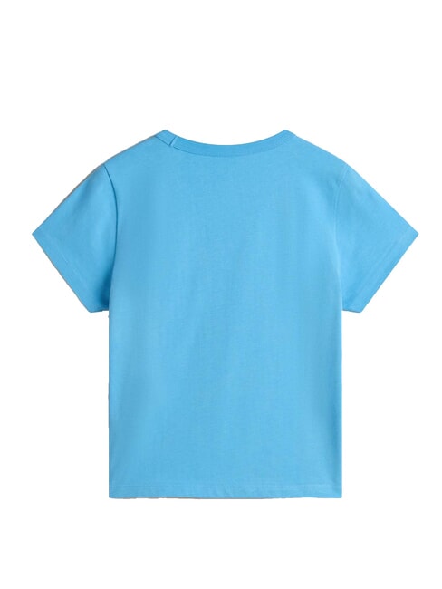 BASIC MINI Kurzärmliges Baumwoll-T-Shirt Erbe blau - T-Shirts und Tops für Damen