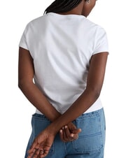 VANS BASIC MINI Kurzärmliges Baumwoll-T-Shirt Weiß - T-Shirts und Tops für Damen - 2