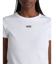 VANS BASIC MINI Kurzärmliges Baumwoll-T-Shirt Weiß - T-Shirts und Tops für Damen - 3