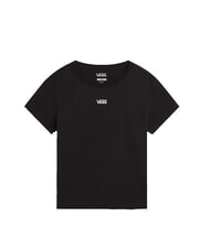 VANS BASIC MINI Kurzärmliges Baumwoll-T-Shirt Schwarz - T-Shirts und Tops für Damen - 3
